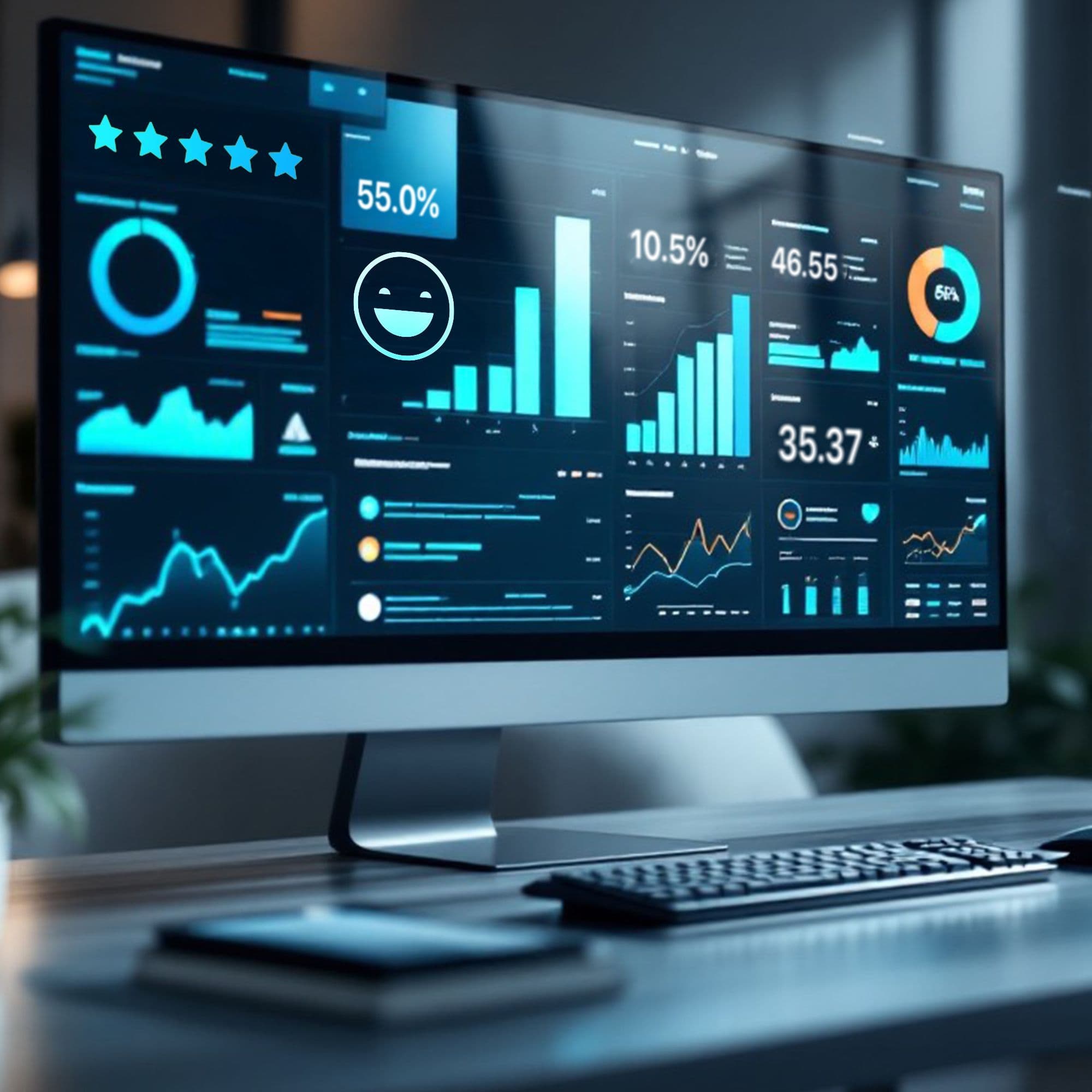 تحليلات تقييم تعتمد على ذكاء الأعمال