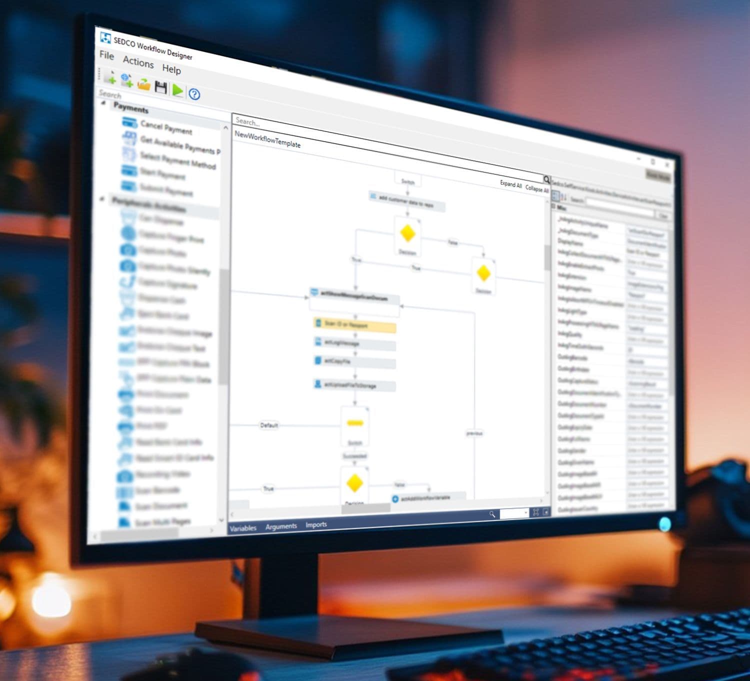 أدوات إدارة وتخصيص واجهات الأكشاك  
