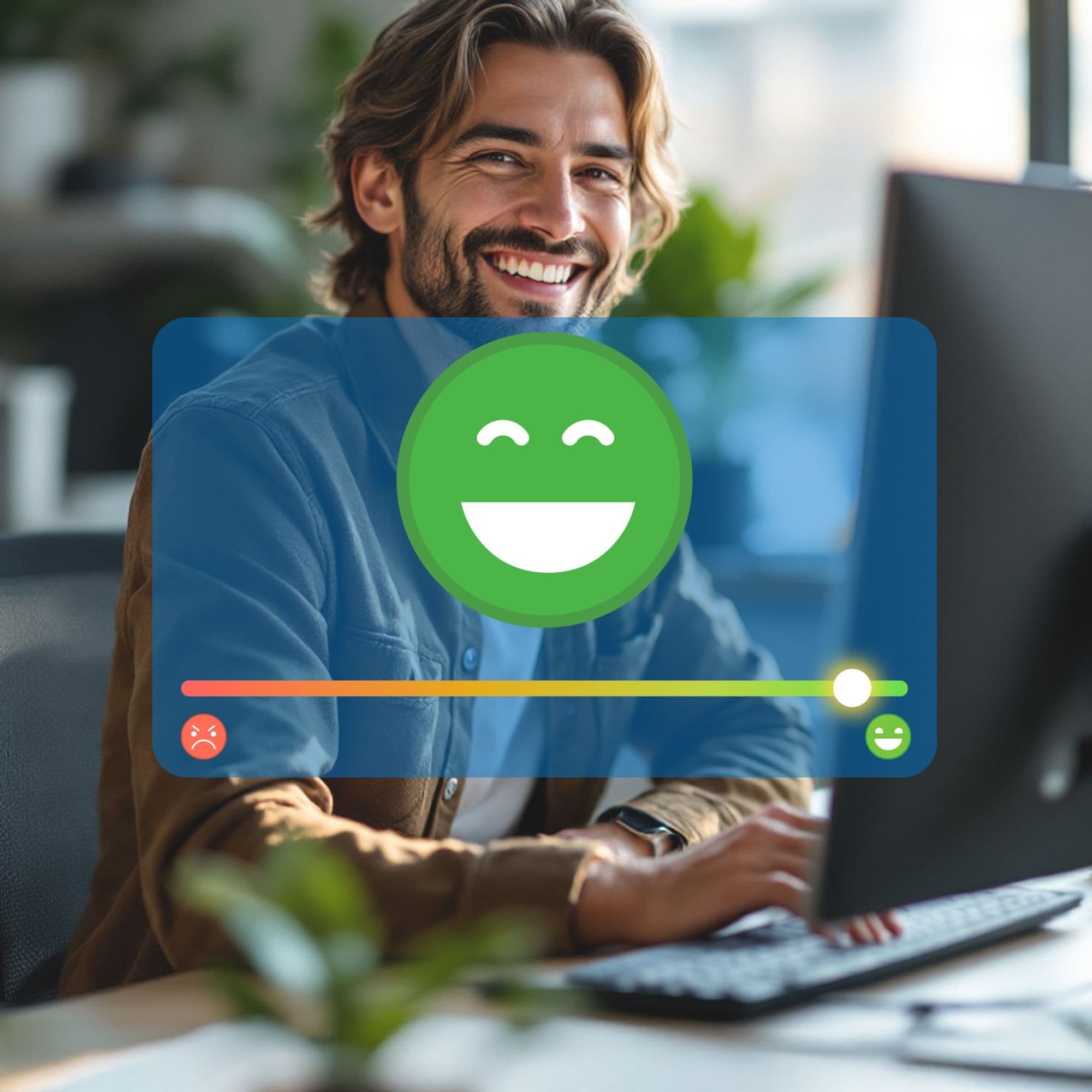 نظام تقييم يعتمد على شريط التمرير