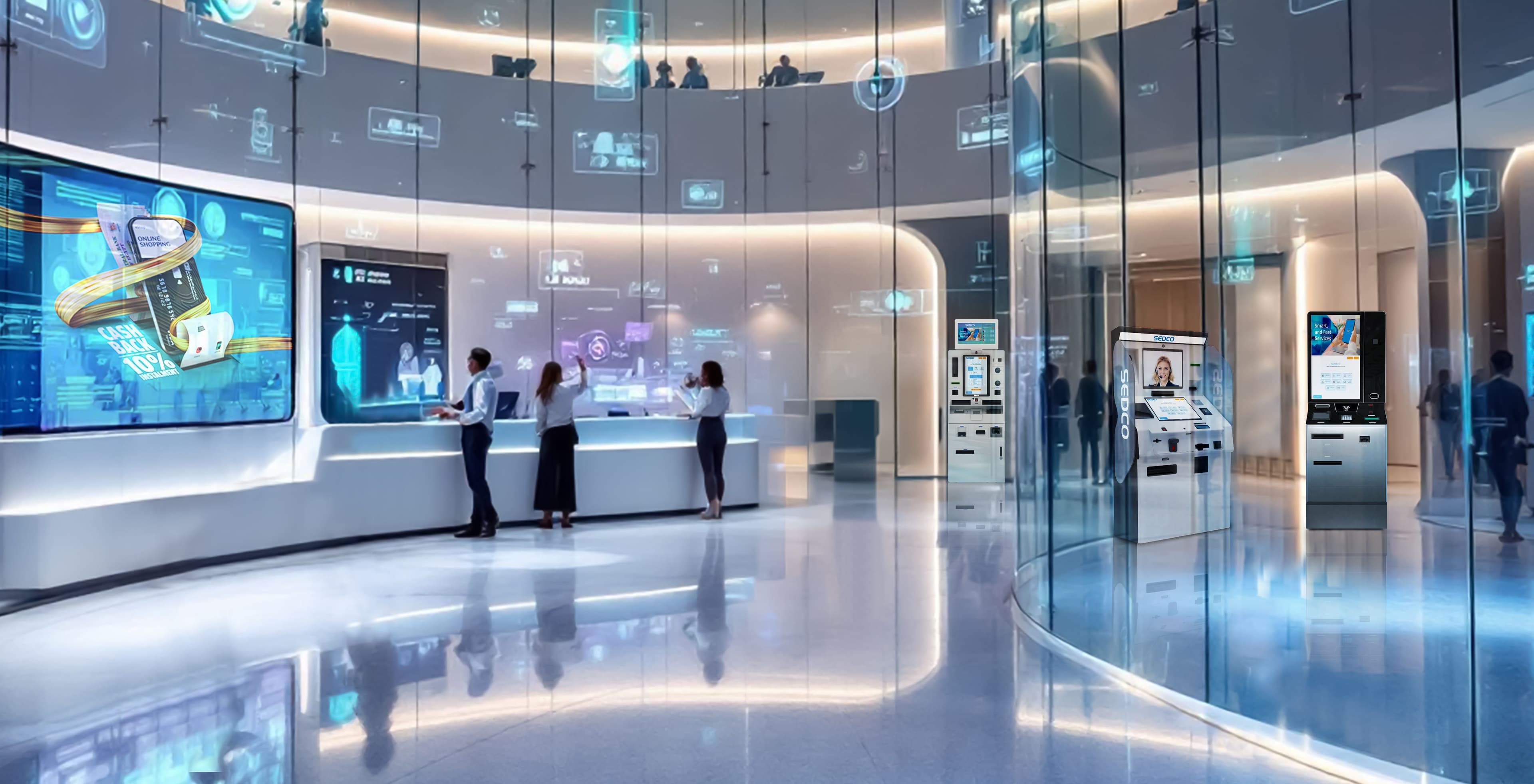 Queue management solution for banks
