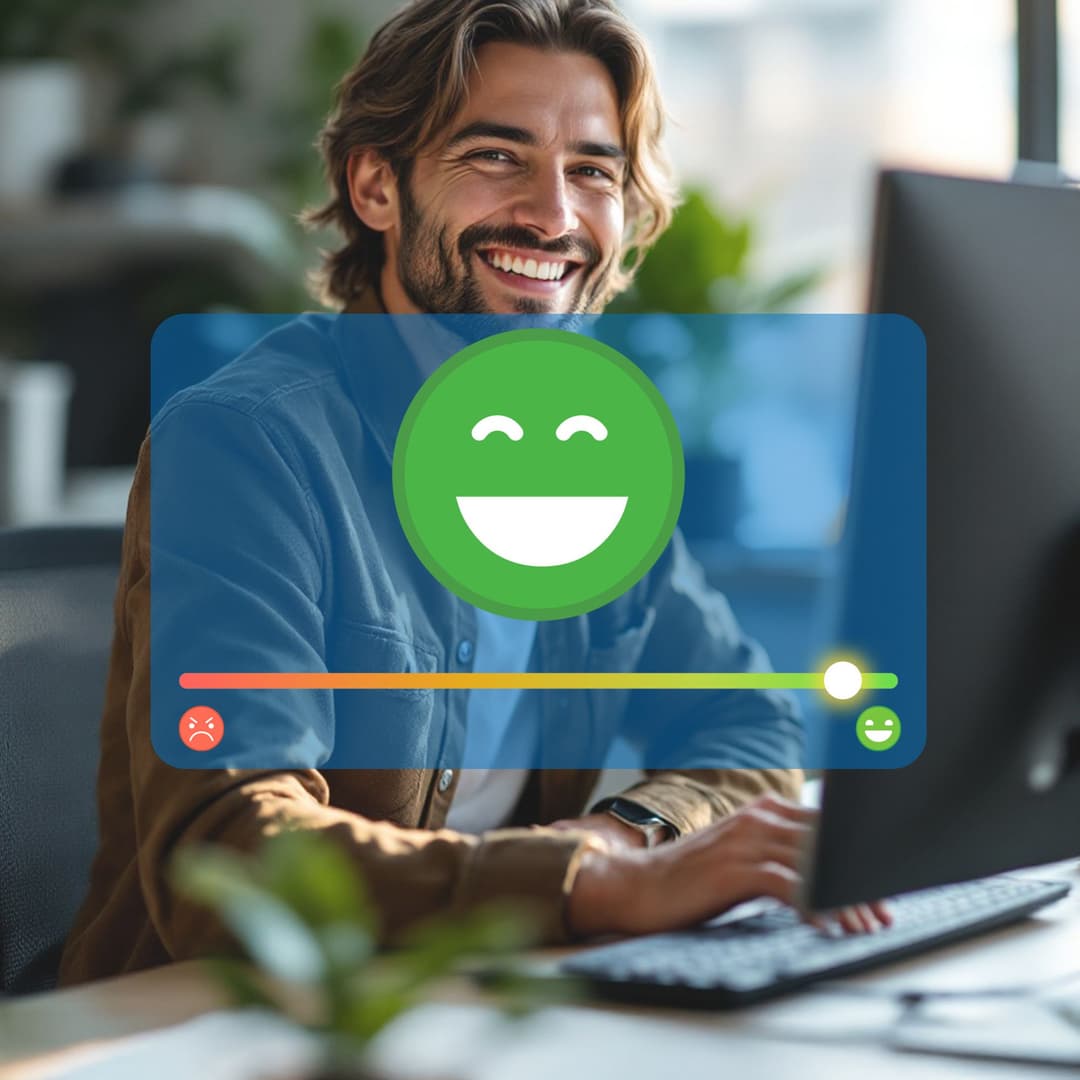Slider-based customer rating system