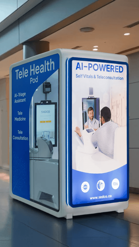 كبسولة الرعاية الصحية المدعومة بالذكاء الاصطناعي