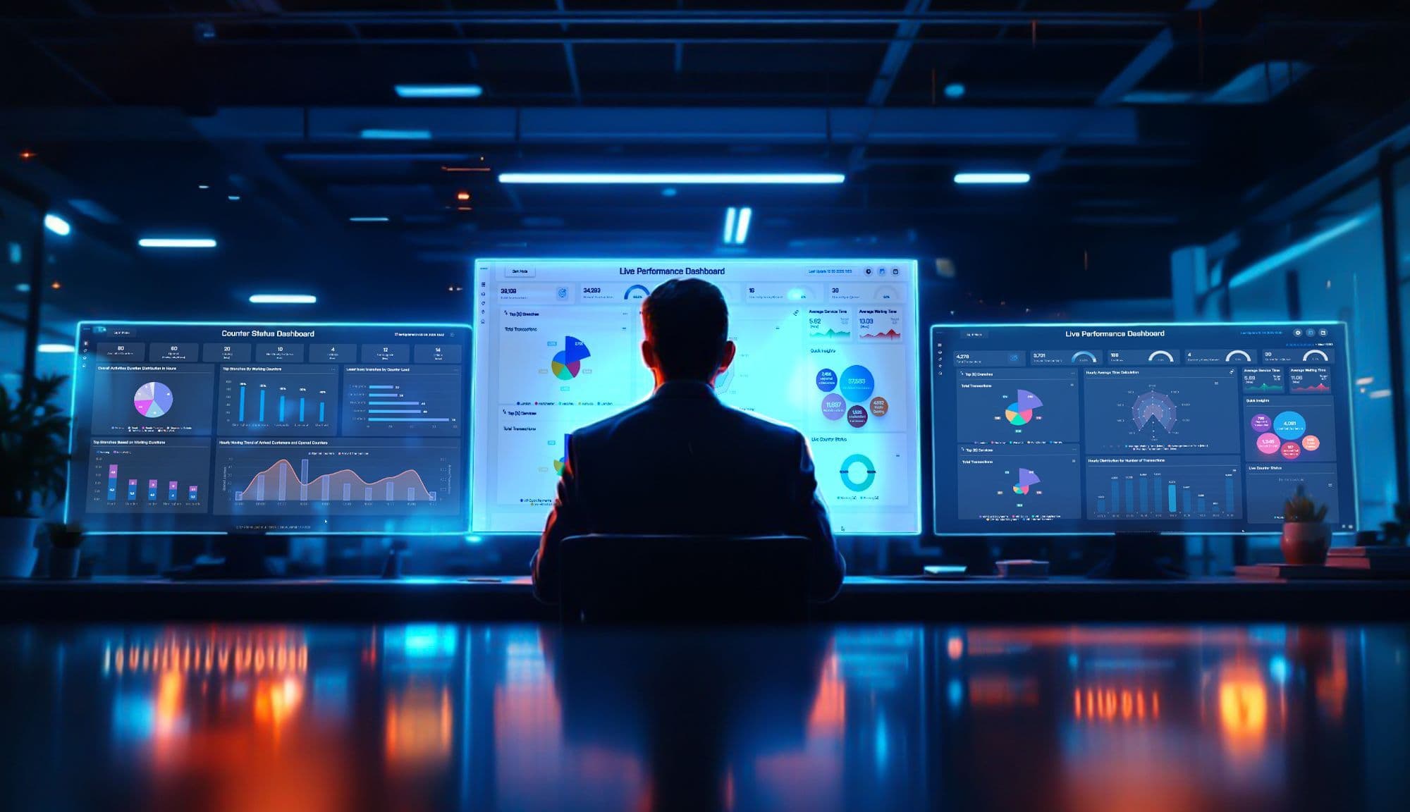 غرفة مراقبة مركزية لمتابعة الأداء