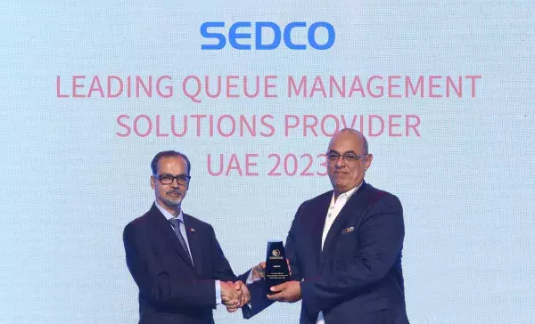 SEDCO Wins Leading Queue Management Provider UAE 2023 Award Coinciding with 40th-Anniversary Celebrations