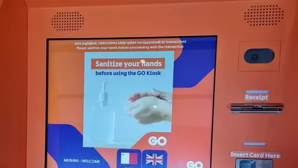 SEDCO self-service kiosk for Go Malta telecom