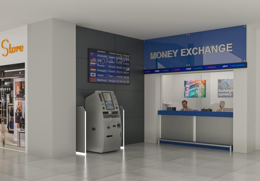Money exchange self-service kiosks by SEDCO Money exchange self-service kiosks by SEDCO