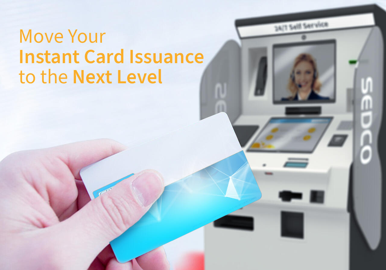 Instant card issuance kiosk by SEDCO Instant card issuance kiosk by SEDCO